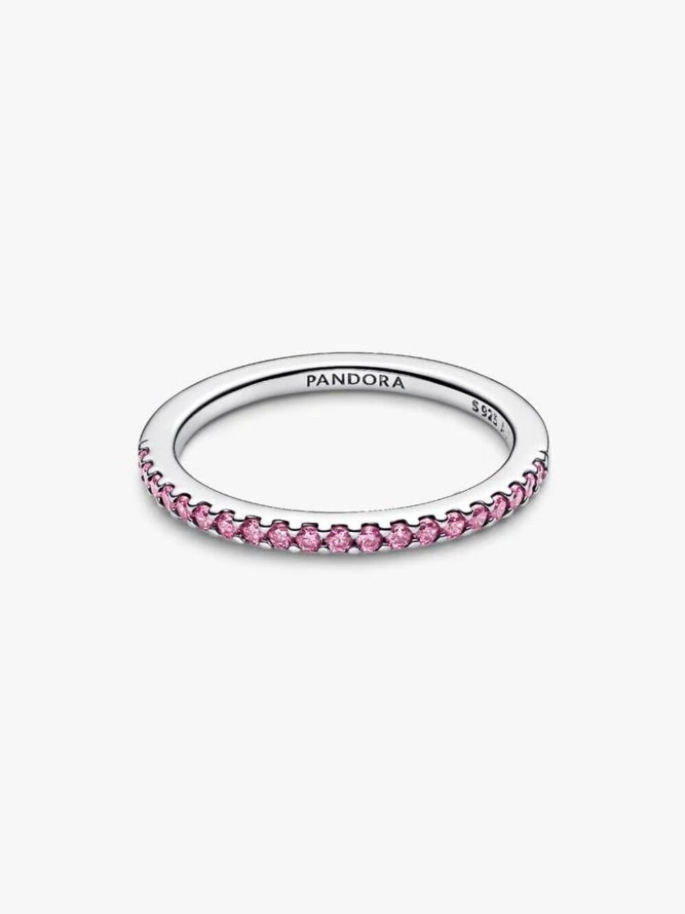 Pandora Sparkling Pink Band Ring